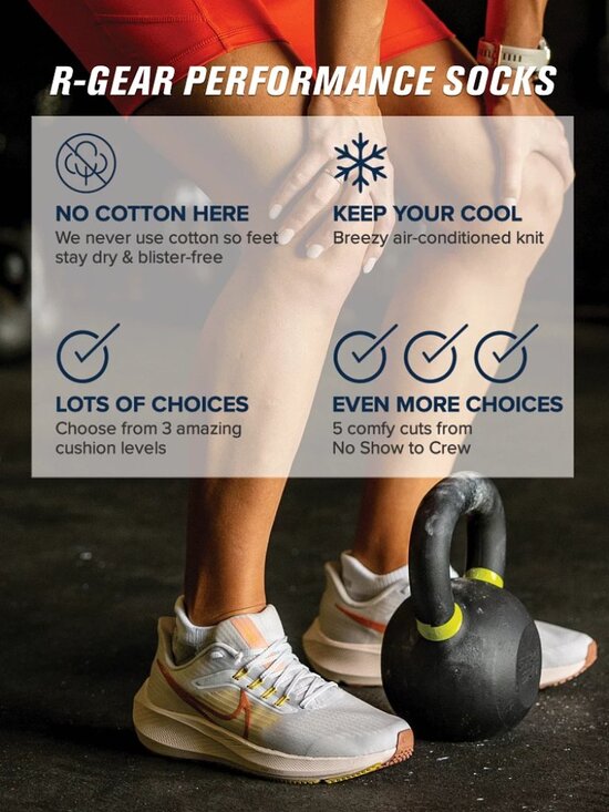 𝙙𝙧𝙮𝙢𝙖𝙭 𝙍𝙊𝘼𝘿 𝙍𝙐𝙉𝙉𝙀𝙍 𝙎𝙋𝙊𝙍𝙏𝙎 Calf Socks L ⚫ - Picture 8 of 9